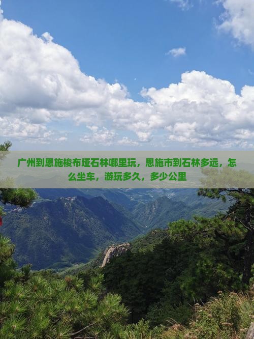 广州到恩施梭布垭石林哪里玩