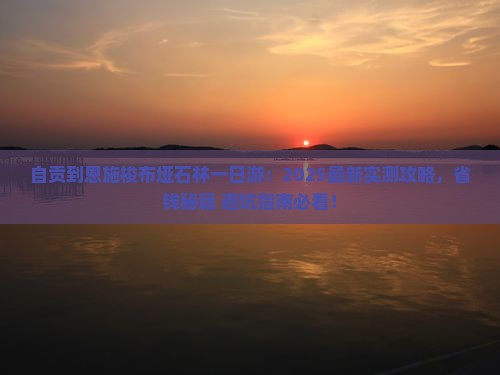 自贡到恩施梭布垭石林一日