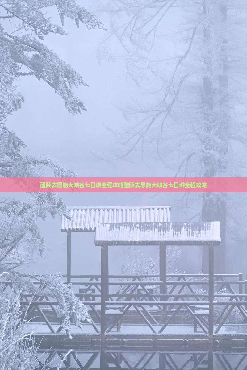 醴陵去恩施大峡谷七日游