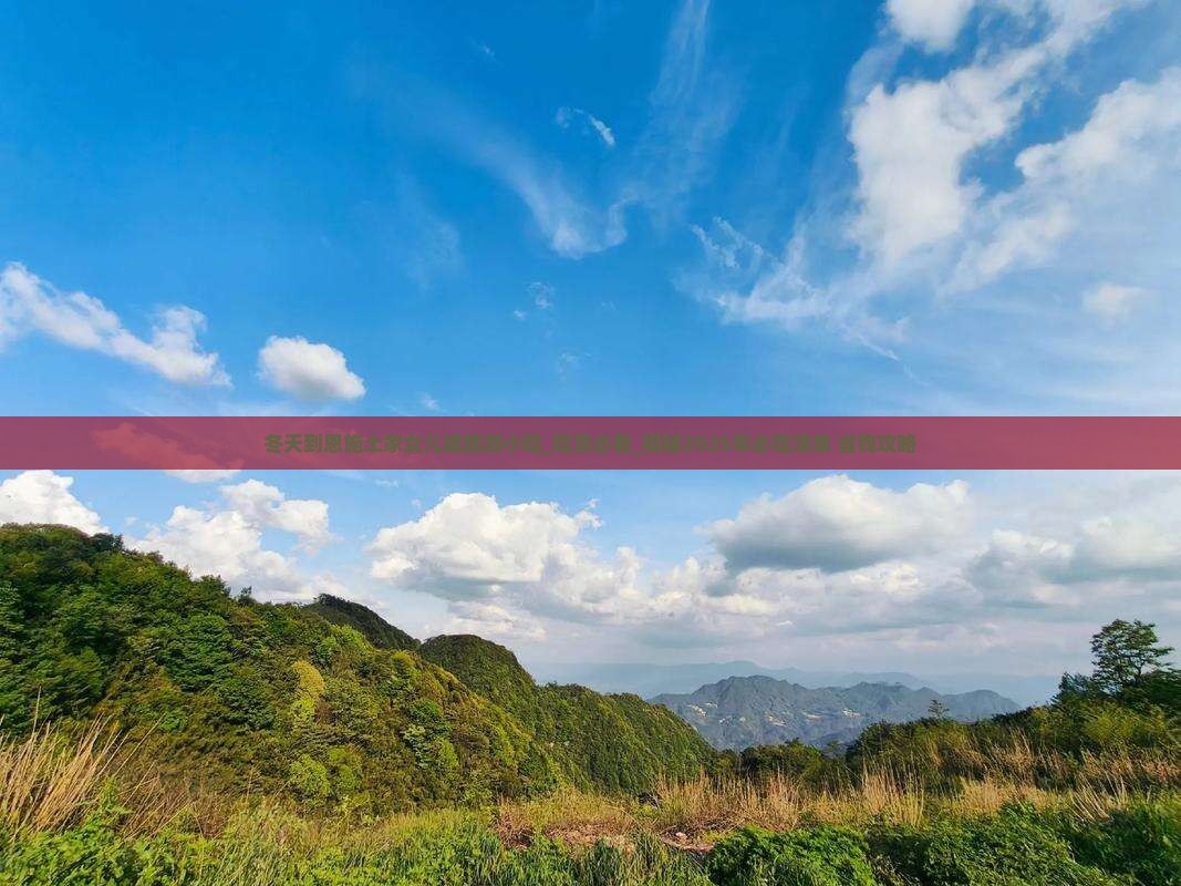 冬天到恩施土家女儿城旅游小吃