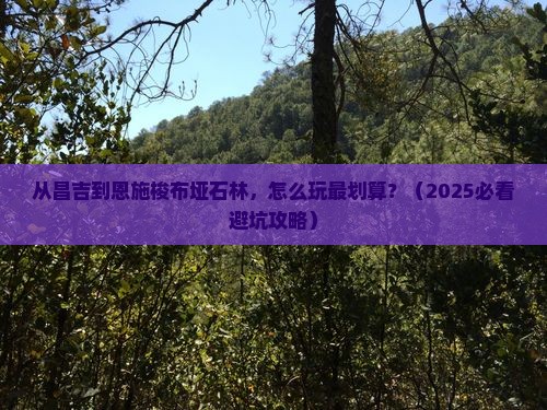 昌吉去恩施梭布垭石林景点