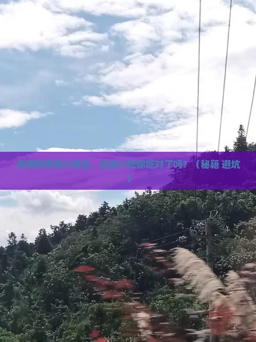 安顺到恩施大峡谷旅游小吃