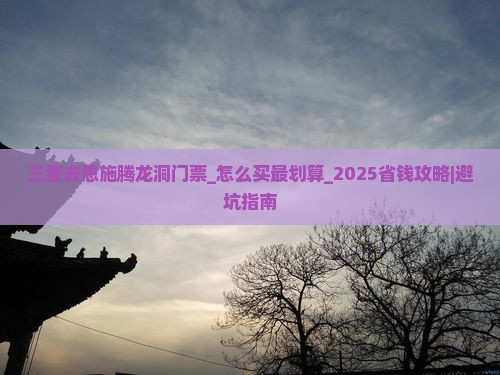 三亚去恩施腾龙洞门票