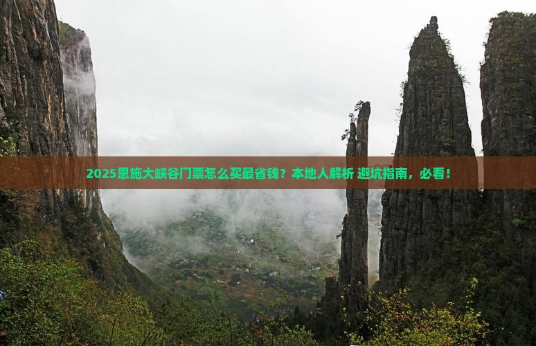 果洛去恩施大峡谷门票