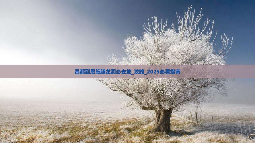 昌都到恩施腾龙洞必去地