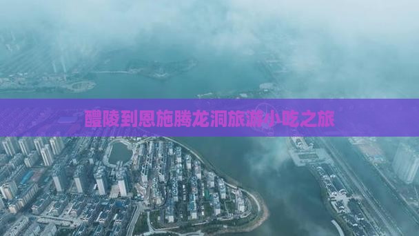 醴陵到恩施腾龙洞旅游小吃