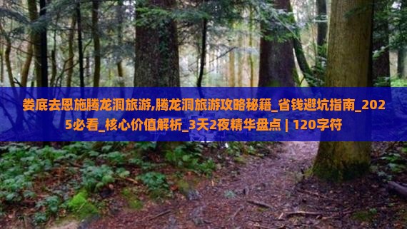 娄底去恩施腾龙洞旅游