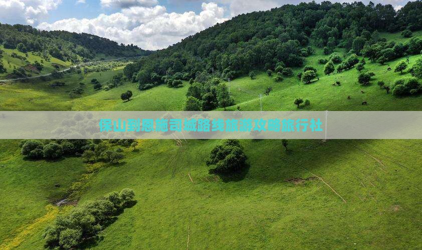 保山到恩施土司城旅行社