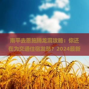 南平去恩施腾龙洞攻略