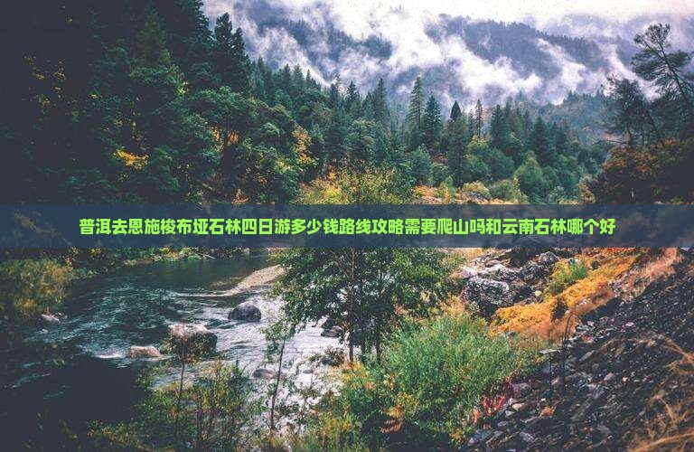 普洱去恩施梭布垭石林四日游