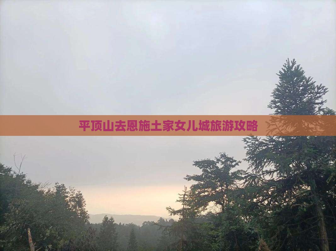 平顶山去恩施土家女儿城门票