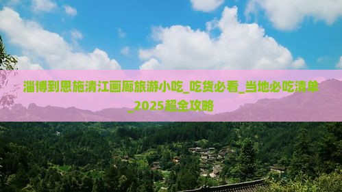 淄博到恩施清江画廊旅游小吃
