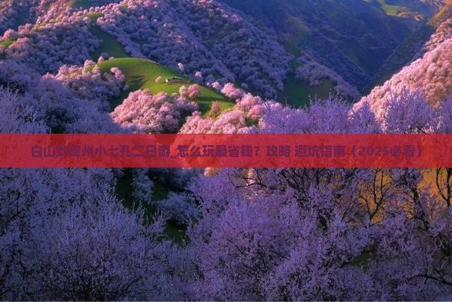 白山到贵州小七孔二日游