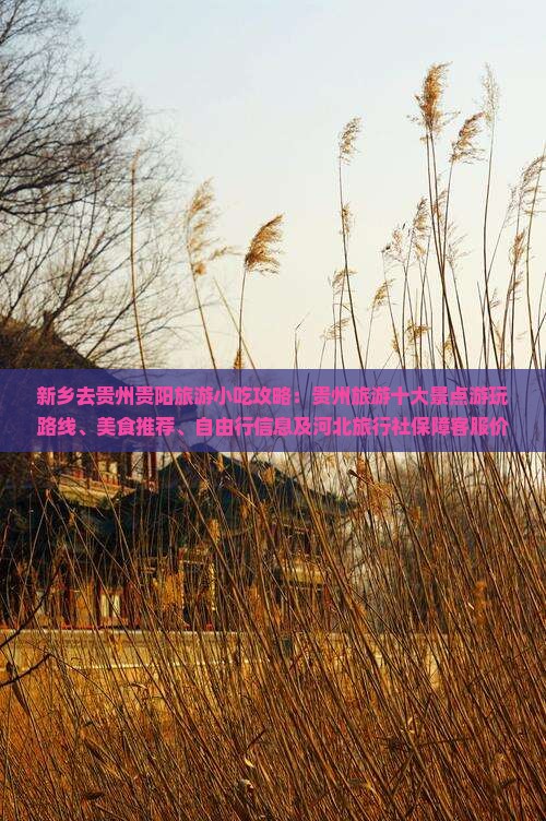 新乡去贵州贵阳旅游小吃