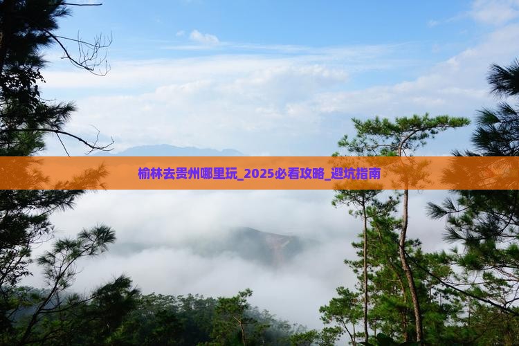 榆林去贵州哪里玩