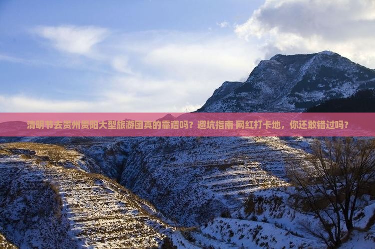 清明节去贵州贵阳大型旅游团