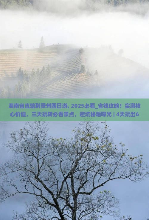 海南省直辖到贵州四日游