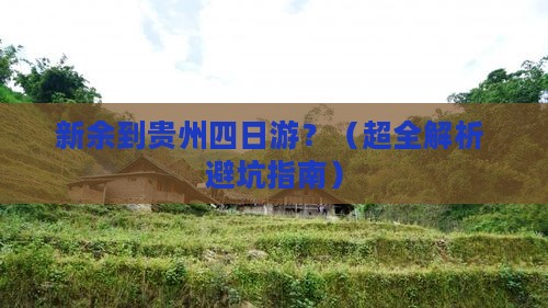 新余去贵州四日游
