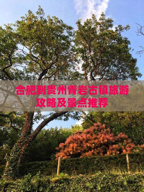合肥到贵州青岩古镇自由团