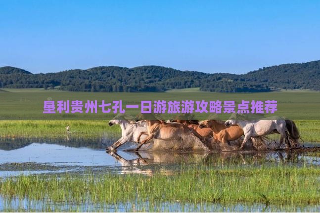 垦利去贵州小七孔一日