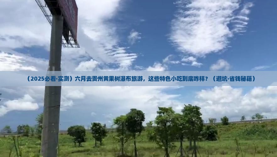六月去贵州黄果树瀑布旅游小吃
