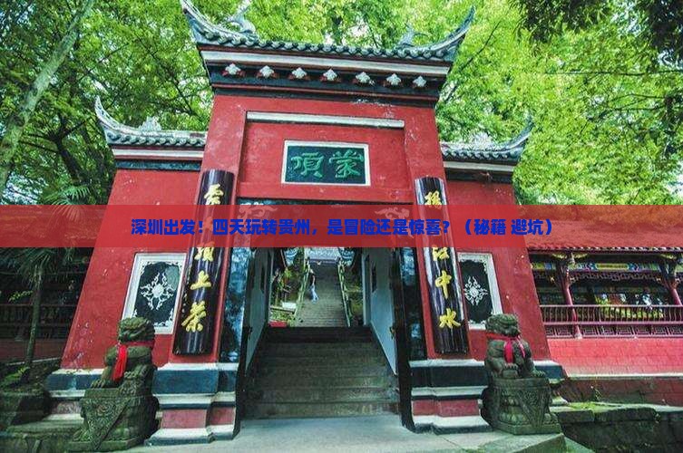 深圳到贵州四日游
