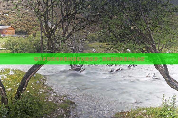 鄂尔多斯去贵州黄果树瀑布自由团