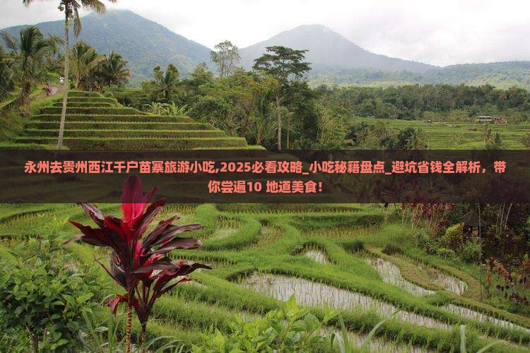 永州去贵州西江千户苗寨旅游小吃
