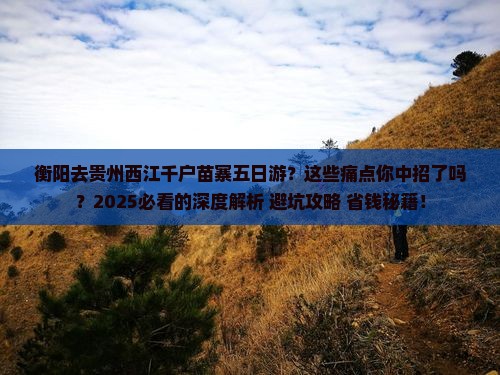 衡阳去贵州西江千户苗寨五日游