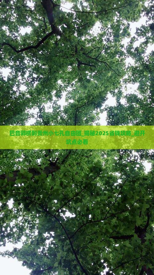 巴音郭楞到贵州小七孔自由团