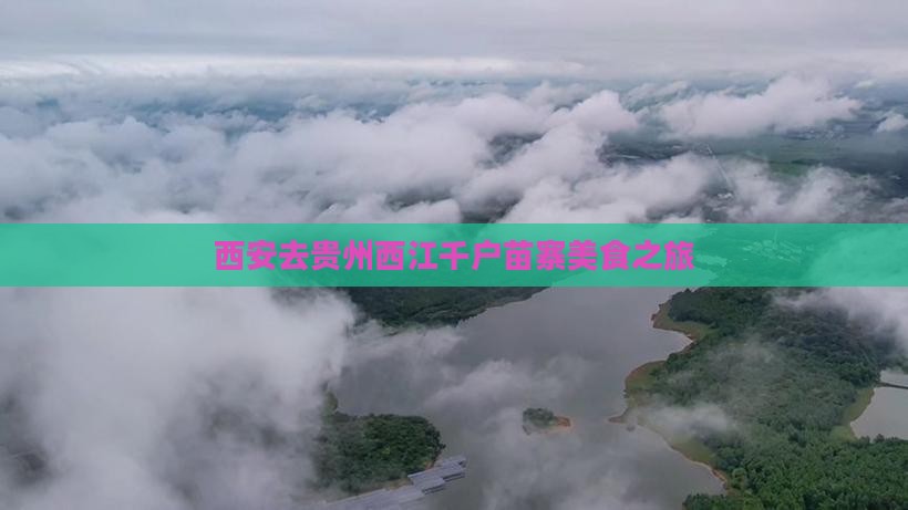 西安去贵州西江千户苗寨旅游小吃