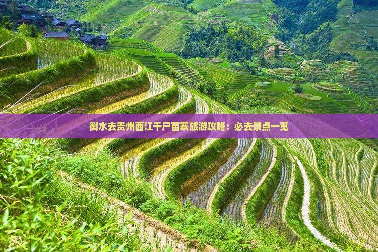衡水去贵州西江千户苗寨必去地