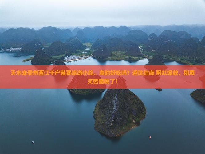 天水去贵州西江千户苗寨旅游小吃