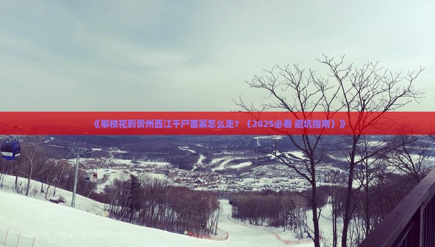 攀枝花到贵州西江千户苗寨必去地