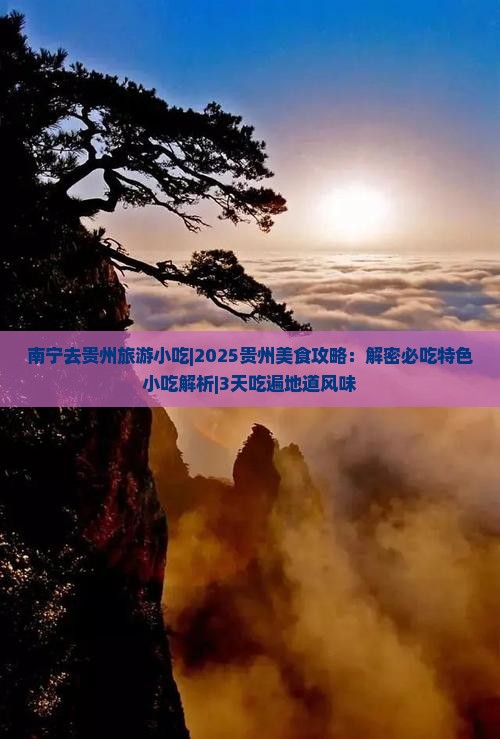 南宁去贵州旅游小吃