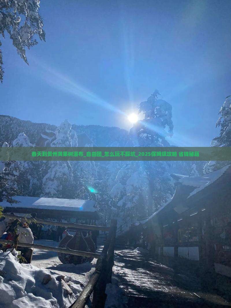 春天到贵州黄果树瀑布自由团