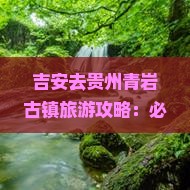 吉安去贵州青岩古镇哪里玩