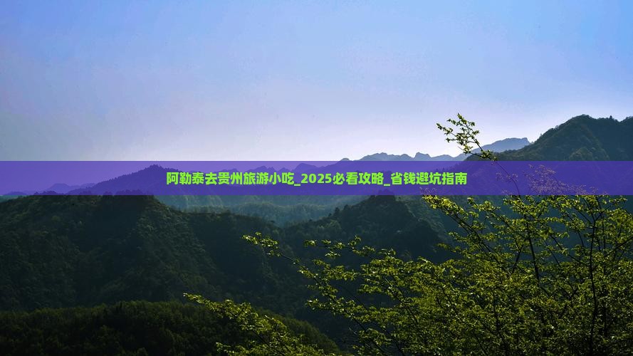 阿勒泰去贵州旅游小吃