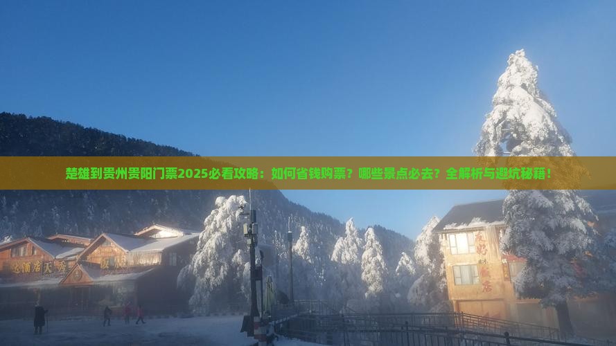楚雄到贵州贵阳门票