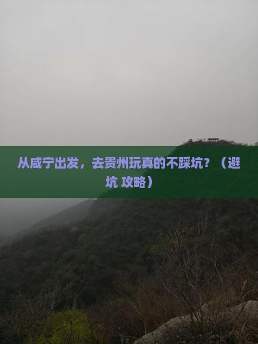 咸宁到贵州旅游 咸宁到贵州旅游