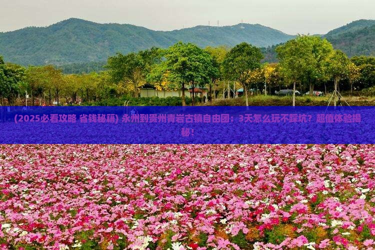 永州到贵州青岩古镇自由团 永州到贵州青岩古镇自由团