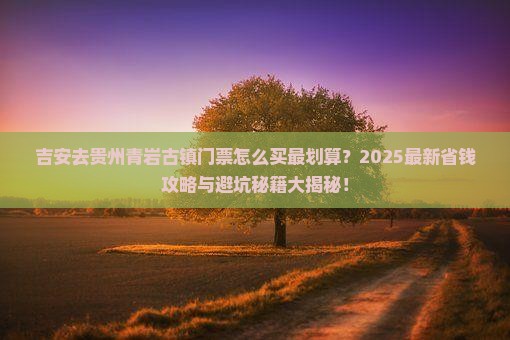 吉安去贵州青岩古镇门票