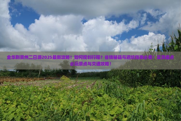 金华到贵州二日游