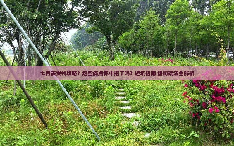 七月去贵州攻略