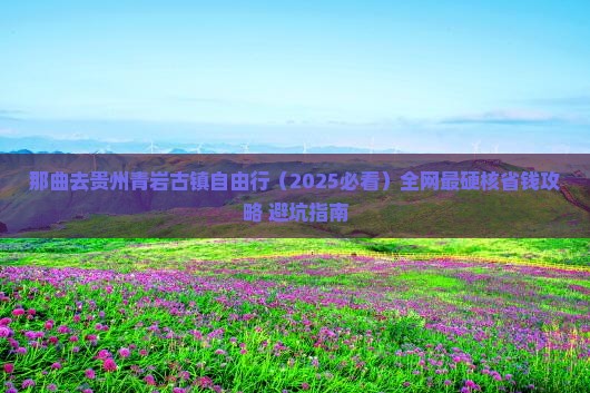 那曲去贵州青岩古镇自由行 那曲去贵州青岩古镇自由行