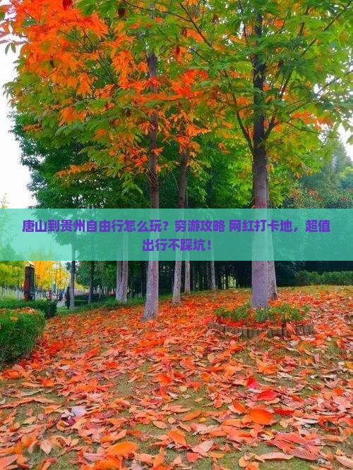 唐山到贵州自由行