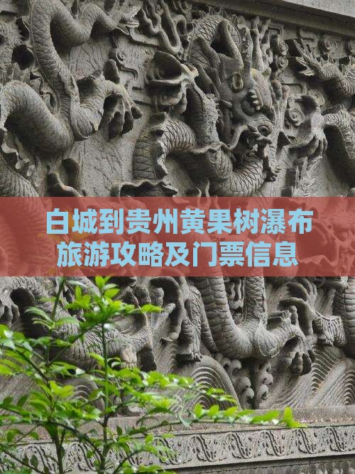 白城到贵州黄果树瀑布门票