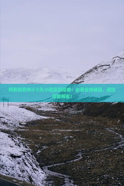 阿泰勒去贵州小七孔旅游小吃