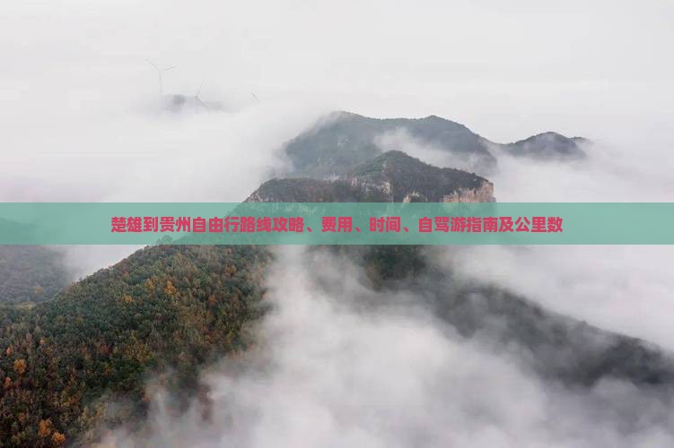 楚雄到贵州自由行