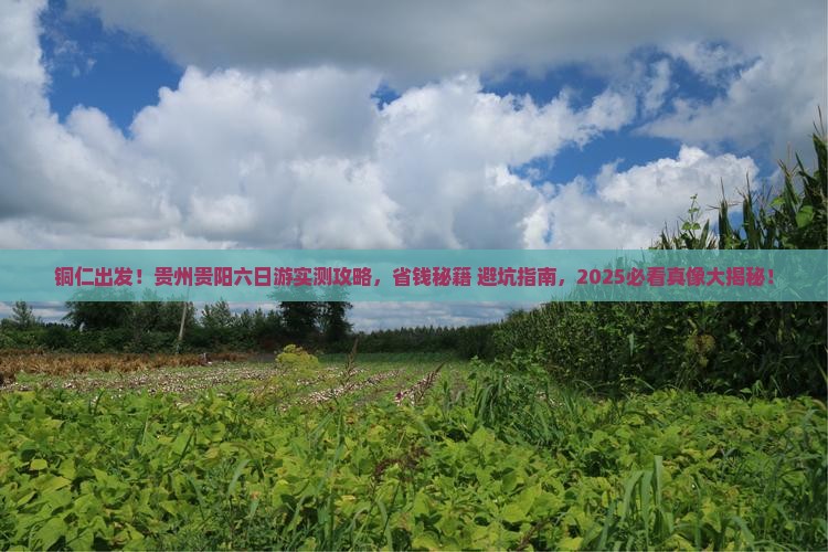 铜仁到贵州贵阳六日游